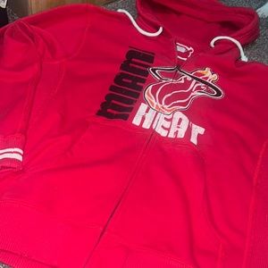 Mitchell and Ness zip up hoodie